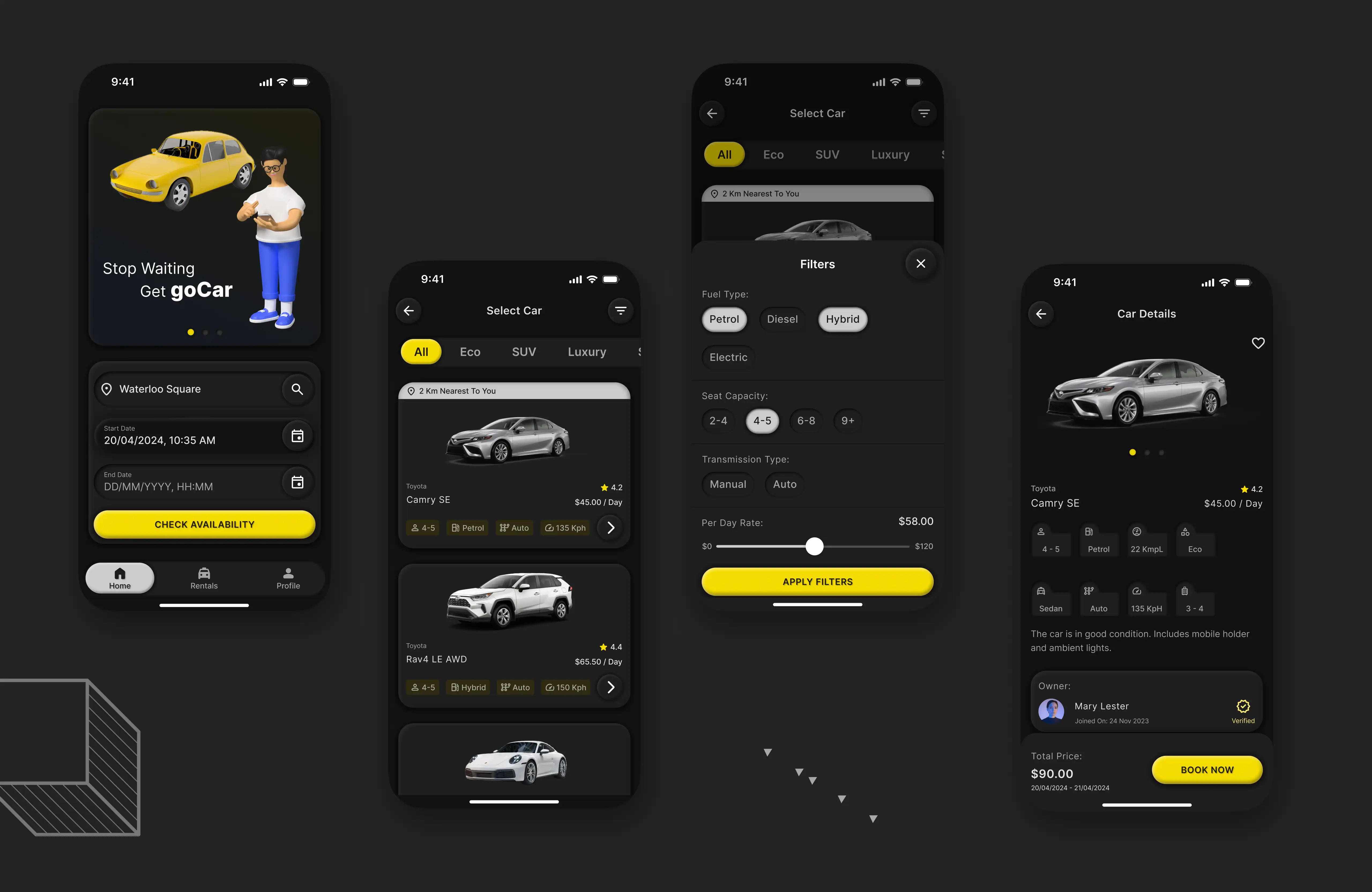 goCar - Car Rental App image 5